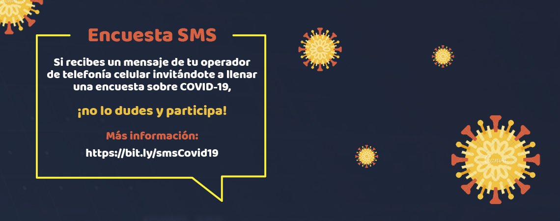 El INSP y el Gobierno de la CDMX realizan encuestas vía SMS sobre COVID-19